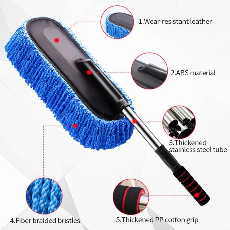 Seametal Microfiber Car Washing Mop Kit