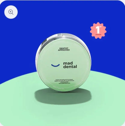 Mad Dental Care – Dentist-Approved Teeth Whitening Powder