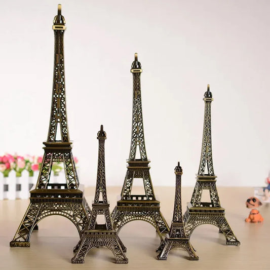 Metal Eiffel Tower For Home & Office Decoration 3'' 4'' 5'' 6'' 7'' 8.5'' 10'' Size For Decoration