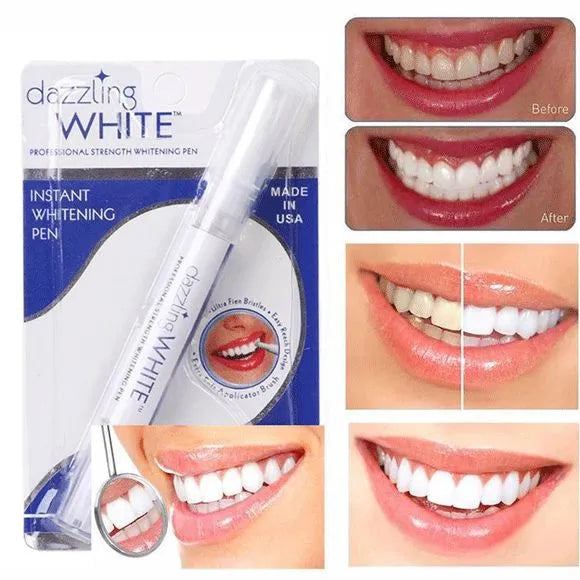 Natural Teeth Whitening Gel Pen Removes Plaque and Stains Clean Teeth Serum