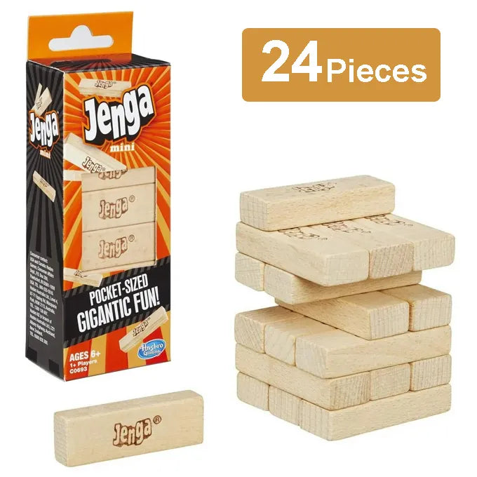 Classic Jenga Wooden Stacking Tower Board Game for Kids & Adults