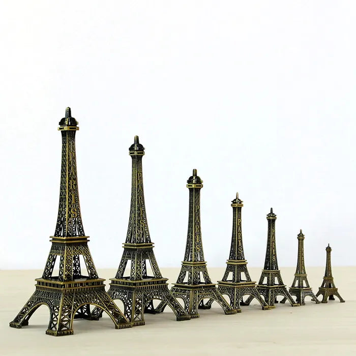 Metal Eiffel Tower For Home & Office Decoration 3'' 4'' 5'' 6'' 7'' 8.5'' 10'' Size For Decoration