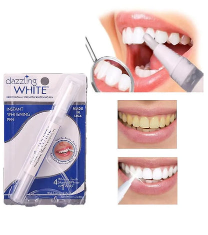 Natural Teeth Whitening Gel Pen Removes Plaque and Stains Clean Teeth Serum