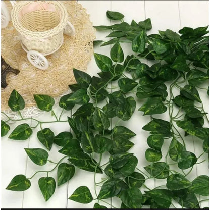 7 Feet Long Artificial Money Plant Leaf Bail Garland For Home, Office, Room Decoration