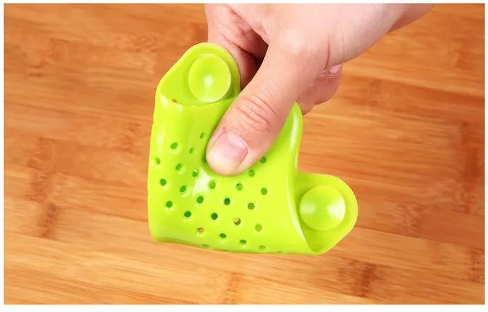 Silicone Rubber Starfish Hair Catcher Kitchen Sink Strainer Bath Drain Cover Trap Basin, Silicone Starfish Sink Filter TPR Material Suction Cup Drain Cover for Kitchen and Bathroom (Pack of 1)