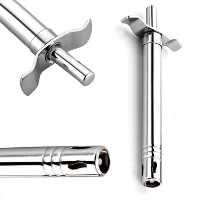 Kitchen Stainless Steel Stove Lighter Metal NO FUEL NEEDED Refillable Lighter With One Free Refiller For Stove Oven Kitchen Cooking BBQ Fire Kitchen Lighter Electric Igniter Spark Lighter for Kitchen Cooking