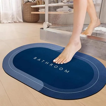 Non-Slip Waterproof Bathroom Mats Set | Absorbent Plush Bath Rugs for Kids, Boys & Pets | Quick-Dry Microfiber Comfort Mat