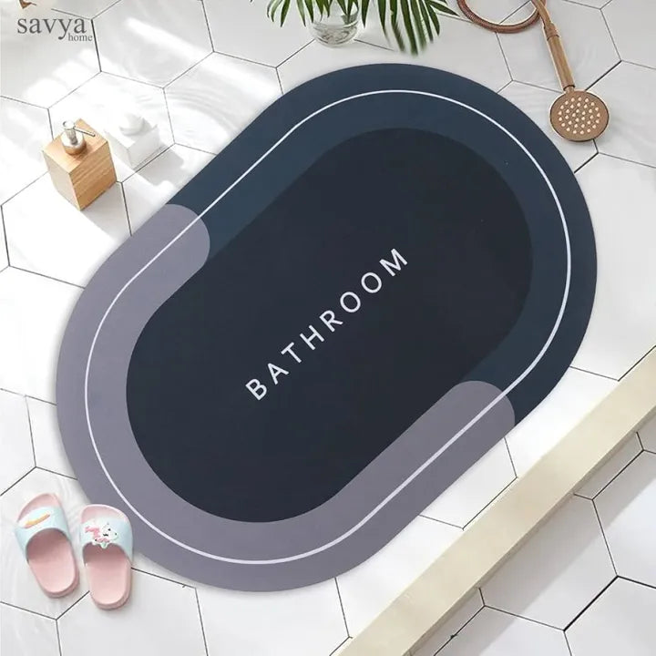 Non-Slip Waterproof Bathroom Mats Set | Absorbent Plush Bath Rugs for Kids, Boys & Pets | Quick-Dry Microfiber Comfort Mat
