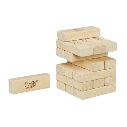 Classic Jenga Wooden Stacking Tower Board Game for Kids & Adults