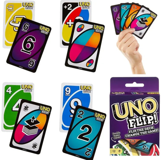 UNO Flip Cards Game & UNO NO Mercy Card Game Imported Kids Family Fun Games